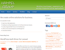 Tablet Screenshot of hampelgroup.com